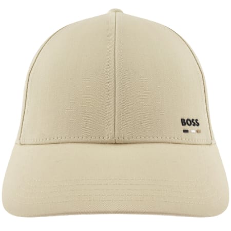 BOSS Zed Seersucker Baseball Cap Beige | Mainline Menswear